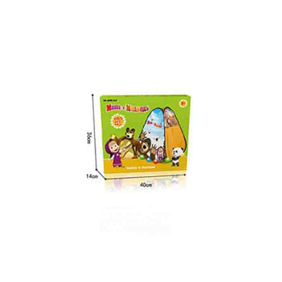 CHILDREN'S TENT - YELLOW - MASHA AND BEAR